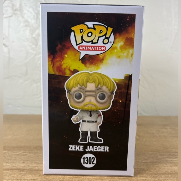 Zeke Jaeger Funko Pop #1302 Hot Topic Attack On Titan AOT Vaulted NEAR MINT - Picture 5 of 10